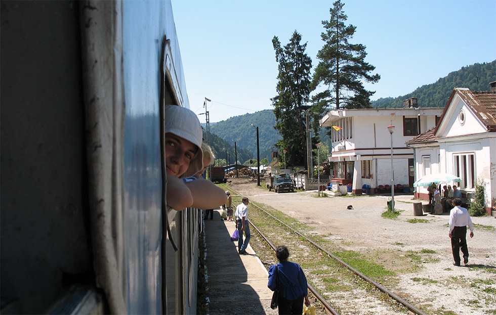 vecina de compartiment / train neighbour