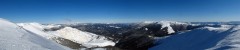 Panorama de pe varful Retitis, vedere nordica