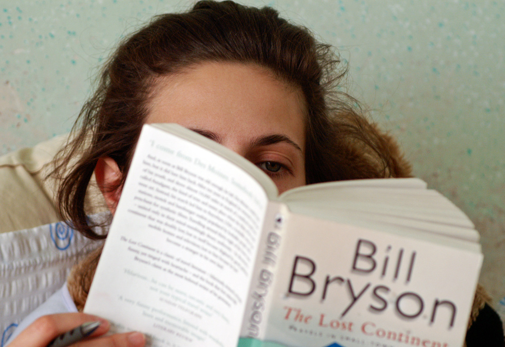 Reading Bill Bryson / Thinking of popcorn