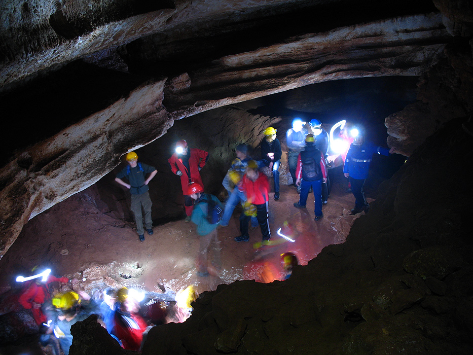 Below the ground in Windy Cave