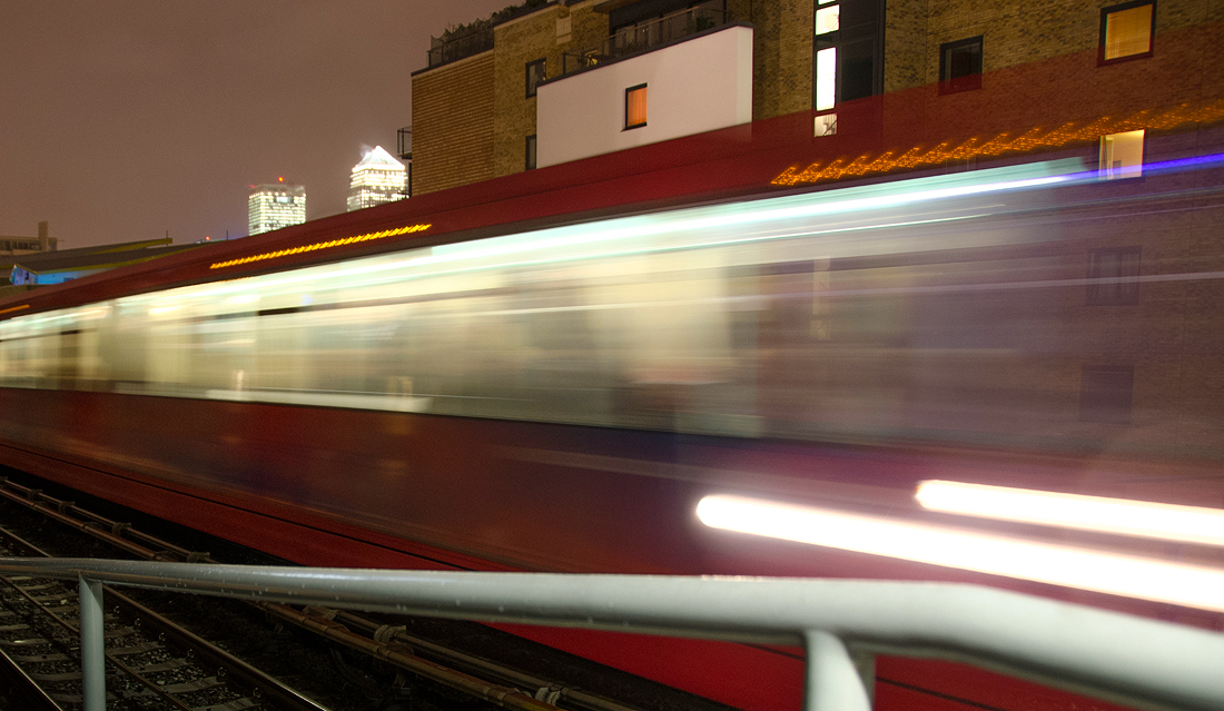 Towards Canary Wharf